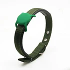 Silicone GPS Pet Protective Cover For Airtags Locator Tracker Devices Cover Nylon Dog Collar With Airtag Case