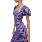 Dress Short Short Dresses Sexy 2021 STREET WEAR Lady Dress Square Collar And Short Sleeves Mini Sexy Lady Dress