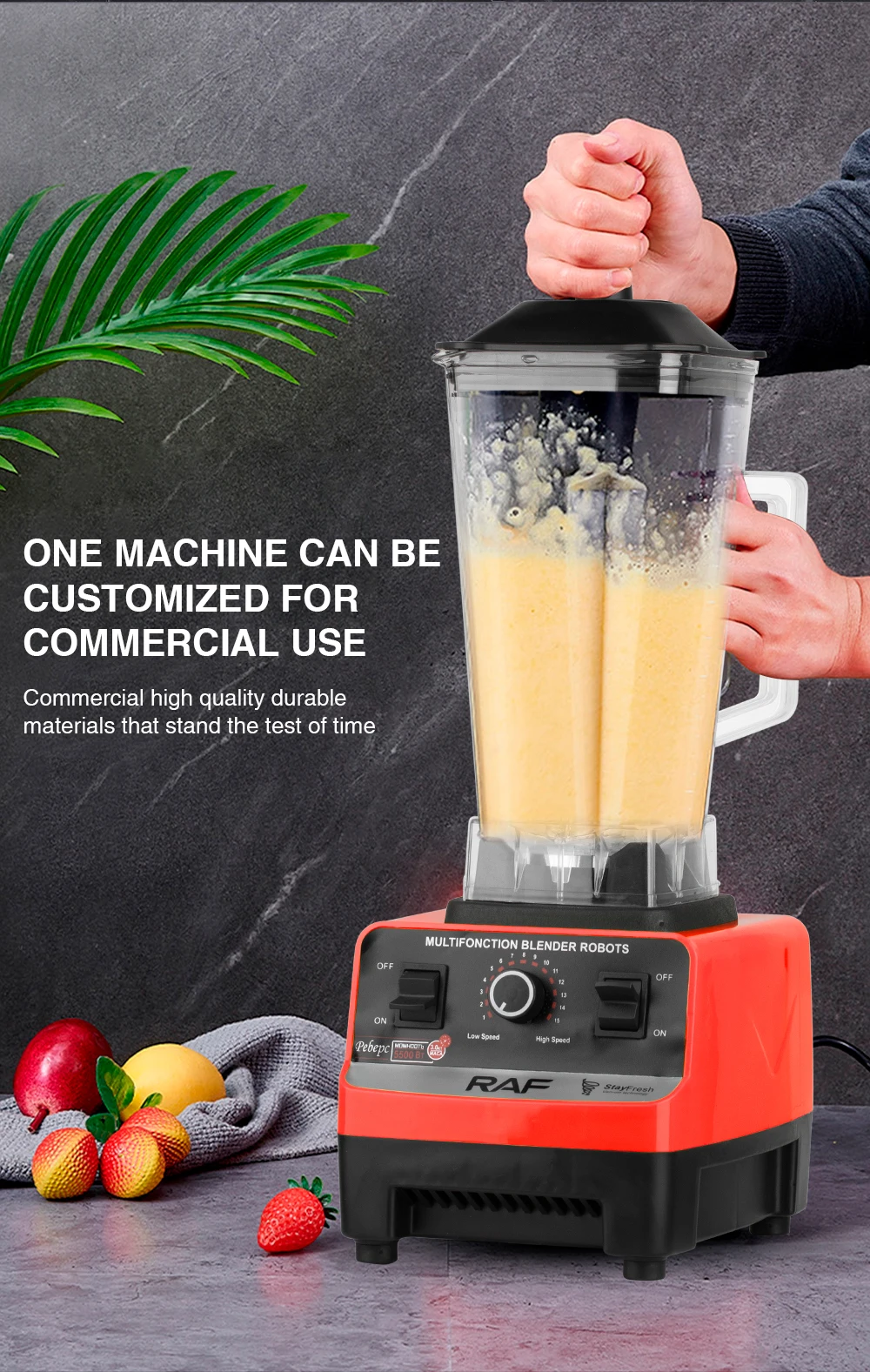 Mélangeur de Smoothies à Glace Double Tasse – Fraîcheur Instantanée NESTO.MA MACOC