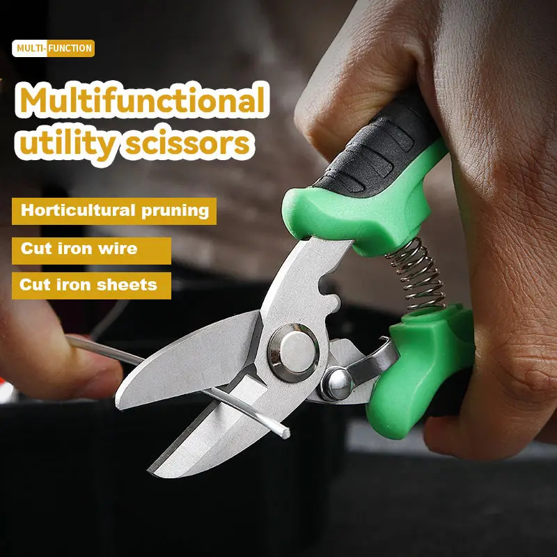 Electrician cutting scissors