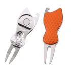 Golf Divot Tool High Quality Multi-function Metal Golf Divot Tool For Golf Gift Set And Golf Course