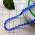 Beads Beautiful Rondelle Faceted Crystal Glass Beads Round Shape Glass Sphere Beads For Jewelry Making