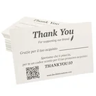 Color Card Custom Color Printed 315 Gsm Thickness White Paper Greeting Thank You Card