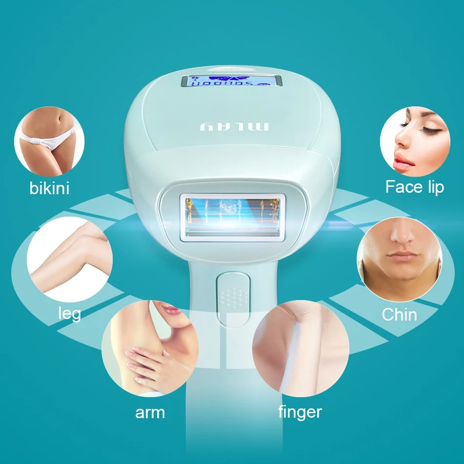 OEM MLAY IPL Laser Hair Removal Home Portable IPL Hair Removal Device 500000 shots Free Shipping