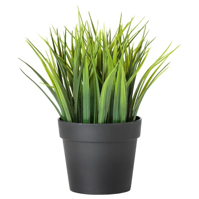 wholesale hot sale FEJKA artificial potted plant in/outdoor grass 9 cm high simulation
