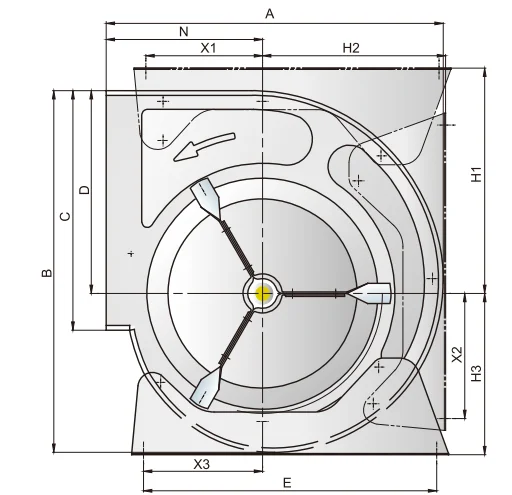 Centrifugal Blower, 220 V, Stainless Steel - detail 4
