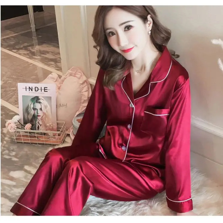 Best Selling 100% Pure Silk Pyjamas Set Breathable Sleepwear And Loungewear For Women