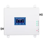 Band GSM/DCS/WCDMA 900/1800/2100 Mhz Signal Amplifier Booster 70dB 234G Tri Band Mobile Signal Repeater