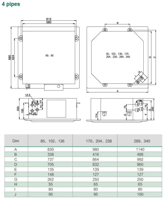 Fan Coil Unit, HVAC, Ceiling - detail 18