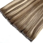 Skin Pu Weft Hair Flat Weft 10a Balayage Skin Pu Flat Seamless Hair Flat Weft