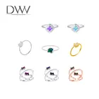 Ring 18 K Trending Hot Products Natural Gemstone Ring Dainty 18 K Gold Oval Ring
