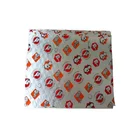 Foil Printed Foil Paper Logo Design Printed Food Packaging Aluminium Foil Backed Sandwich Hamburger Wrapping Paper