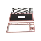 Pink Mechanical Keyboard Case Cnc Turning Machining Copper Brass Weight Parts Cnc Mechanical Keyboard