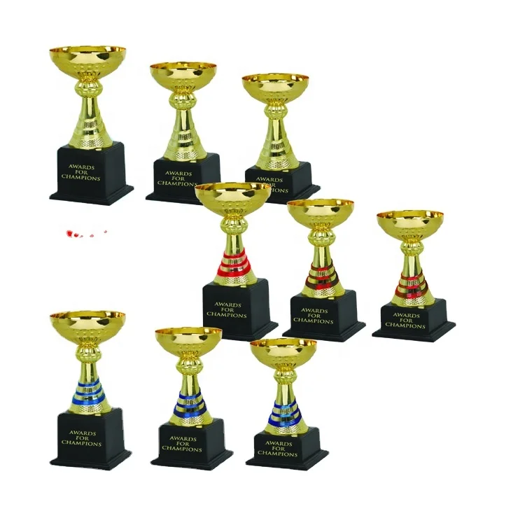 Gold Badminton  awards trophy Cup