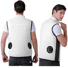 Unisex Air Conditioned Clothes Summer Sunscreen Air Conditioning Clothing Cooling Vest With Fan