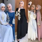 Muslim IDS New Long Dress Muslim Embroidery Abaya Muslim Dresses Middle East Muslim Kimono