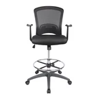 Drafting Drafting Chair Mesh Drafting Chair Ergonomic Mid-Back Adjustable Office Chair With Foot Ring