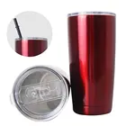 12oz BPA Free Stainless Steel Powder Coated Cute Coffee Tumbler Cups Black Car Coffee Cups Keep Drinks Hot And Cold