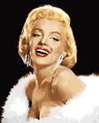 Art Modern Wall Art Marilyn Monroe Portrait Painting By Numbers DIY Drawing Kit