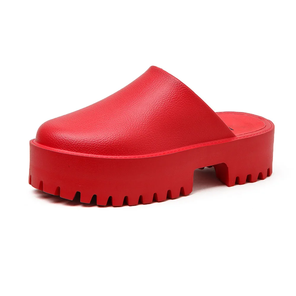 Zapatillas De Exterior Para Mujer,Zapatos De Suela Gruesa,Moda  Exterior,Nuevas Sandalias Y Zapatillas Europeas Y Americanas De Verano,2022  - Buy Plataforma De Moda Ropa De Abrigo,Plataforma Sandalias Con Tacón De  Cuña,Eva Zapatilla Product