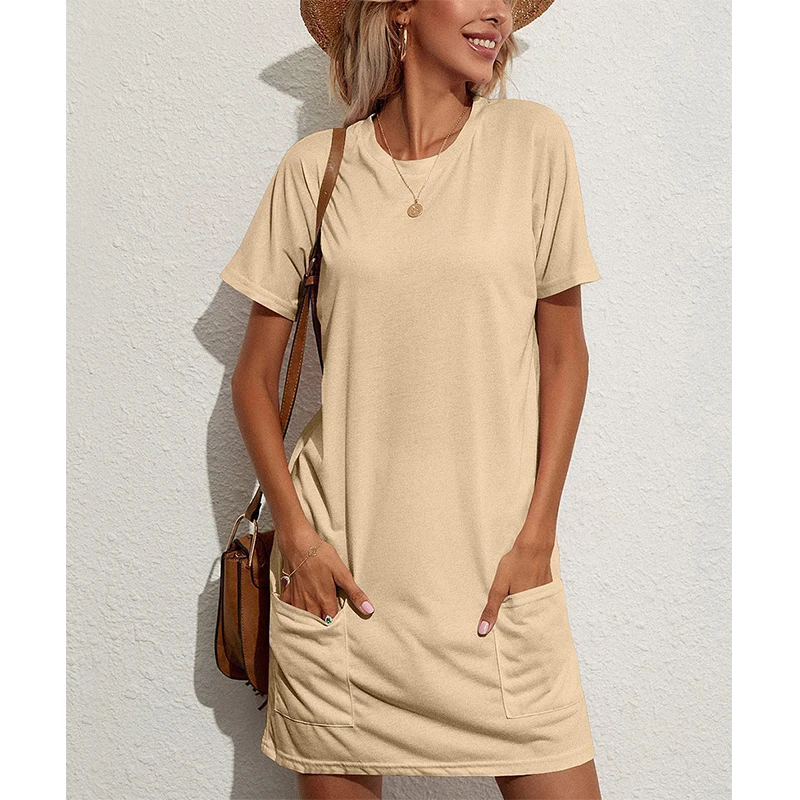 Casual Summer Organic Cotton Solid 