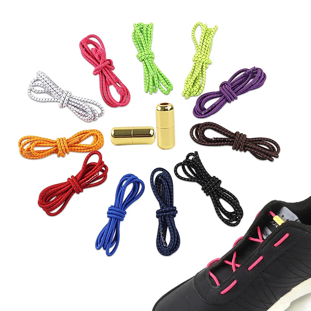New Reflective shoelace Round Sports basketball shoelaces Reflective shoelace 