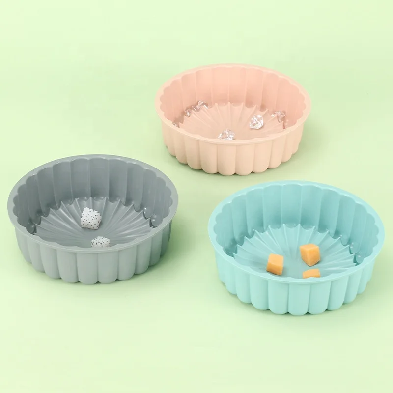 BPA free Food grade silicone Cake Mold Round high temperature resistant DIY Charlotte Baking Pan silicone airfryer basket