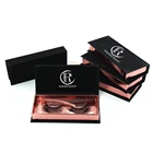 Private Label Custom Logo Packaging Top Selling 3d Eye Lashes Private Label Mink Eyelash With Custom Lash Boxes