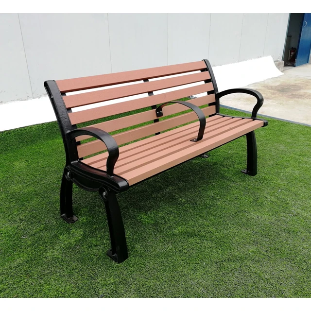 two seater plastic garden bench