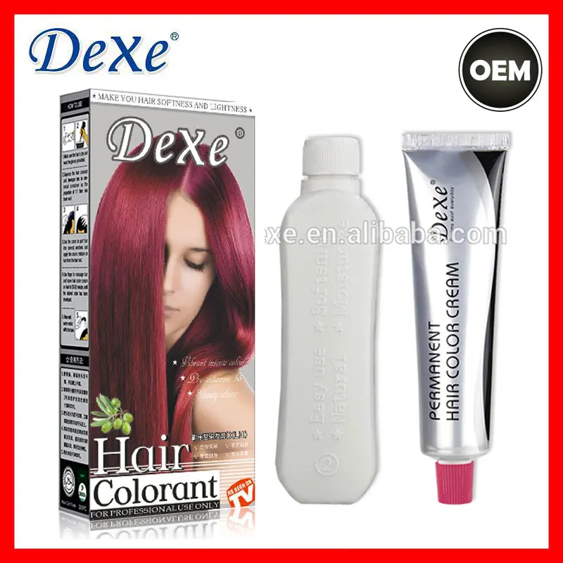 Dexe hair color cream professional hair color manufacturers natural salon style easy use at home