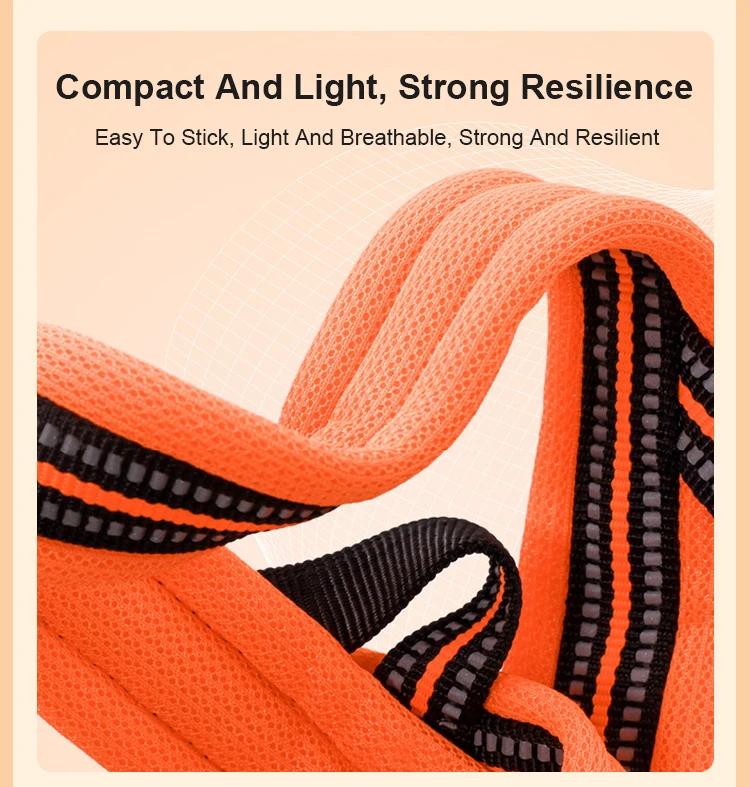 Soft Vest Neck Chest Adjustable Reflective Light weight Harness Anti-Twist Pet Lead Combo Dog Collar Leash And Harness Set