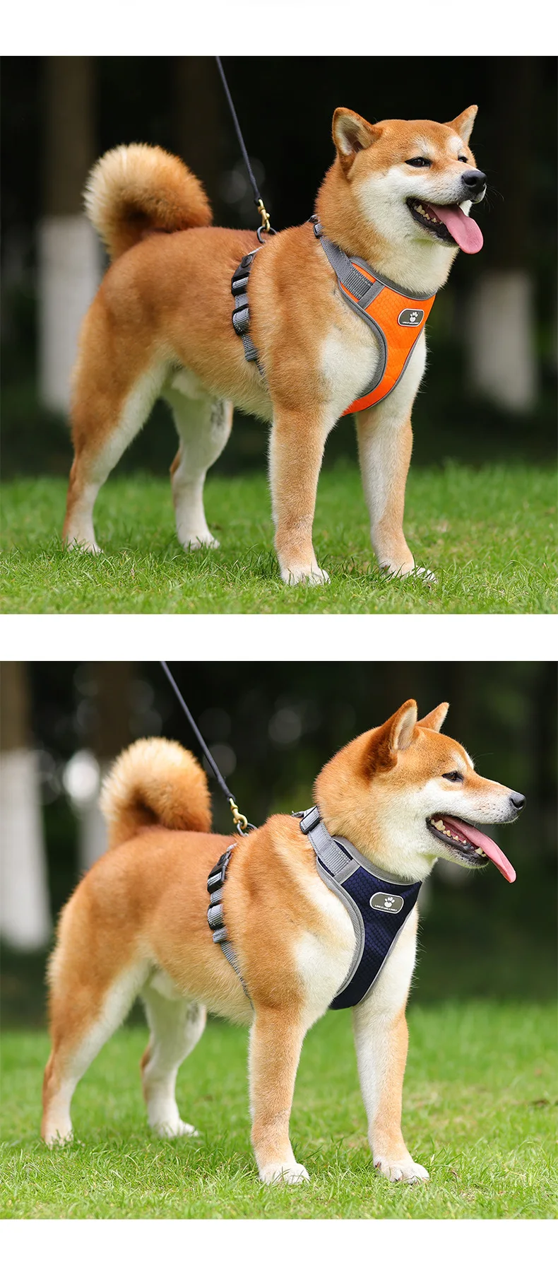 Hot Sale Pet Harness Reflective Nylon Dog Leash Harness Set Small Puppy Dog Cat Harness Pet Products manufacture