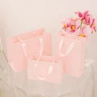 Personalized Paper Bag Personalized Paper Shopping Bags Personalized Pink Matte Laminated Retail Shopping Paper Bag