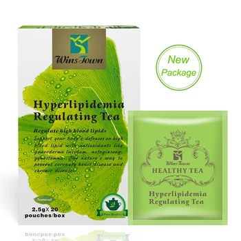 Wins town 100% herbal Healthy Organic Hyperlipidemia Regulating tea for high blood pressure and lipids