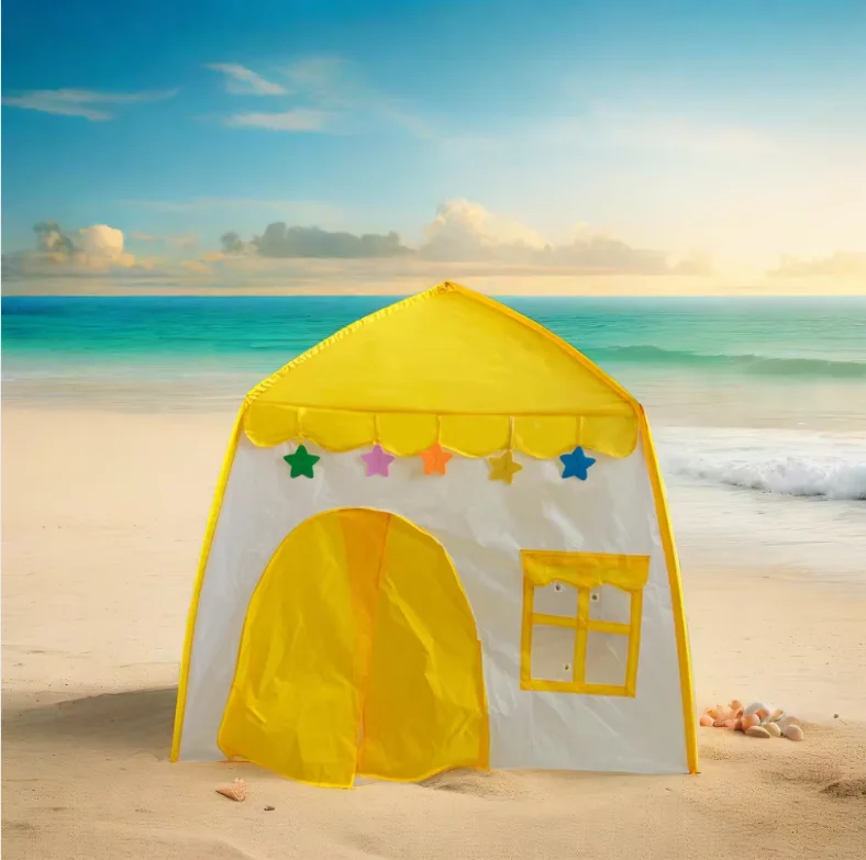 Wholesale Indoor/Outdoor Folding Toy Tent for Children Baby Toy House Girl Kindergarten Play Tent Made Oxford Polyester Nylon factory