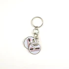 Promotional Promotional Trolley Token Key Chain Store Free Gifts Super Market Giveaway Gifts