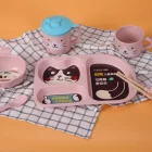 High-quality Accept Custom Wholesale Children's Diet Training Fun Tableware Feeding Tray Set