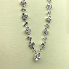 Jewelry Jewellery Wholesale Crystal Rhinestone Chain Bridal Jewelry Set Earrings Necklace For Women Fashion Jewellery Set