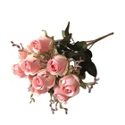 Roses Decorate Roses On Valentine's Day With Artificial Flowers
