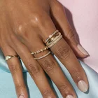 Eternity Band Bohemia Delicate Girl Gift Cubic Zirocnia Eternity Band Ring Wholesale