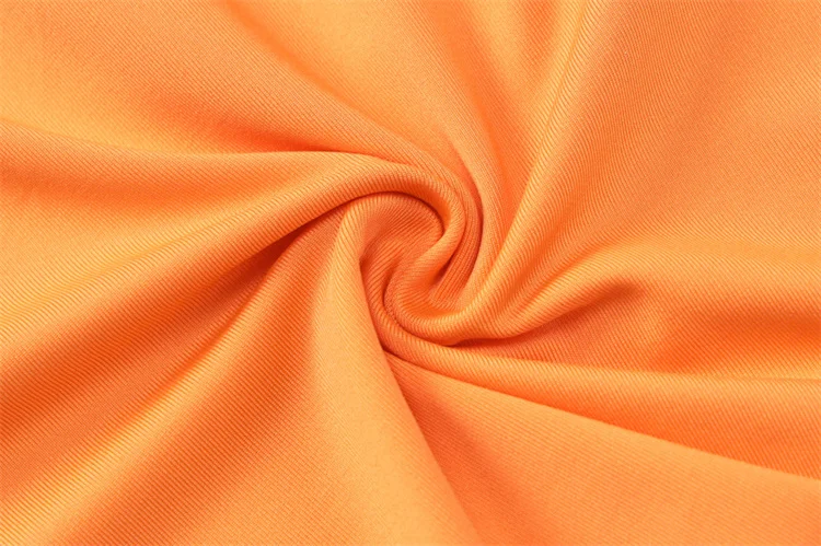 Sexy Orange Long Sleeve Mini Dress Night Club Clothing For Woman 2023 Patchwork Bodycon Short Dress