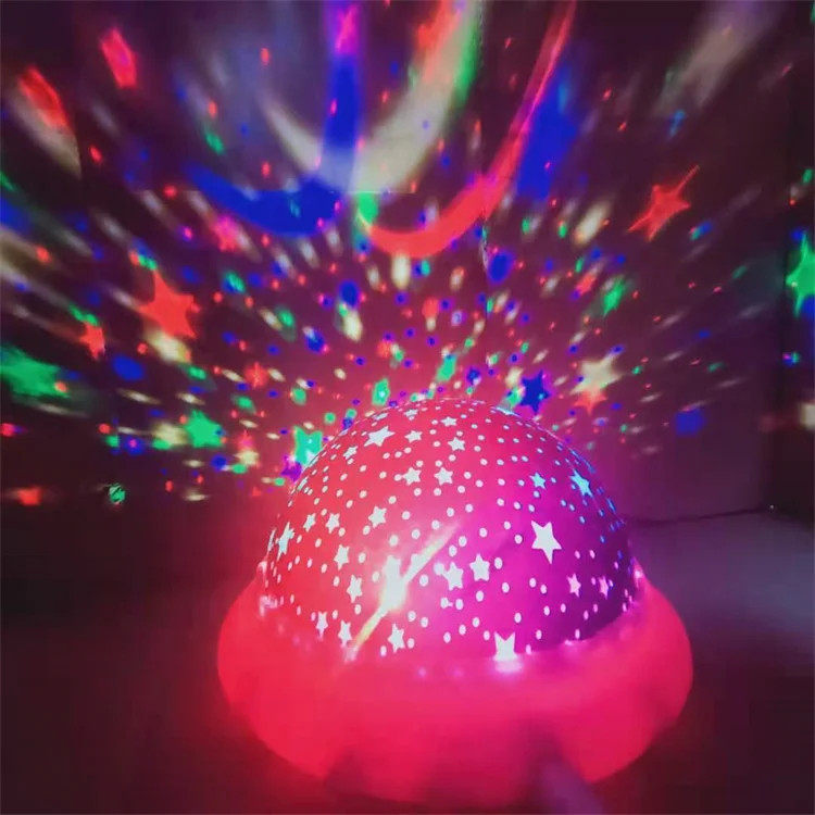 rgb star projector night light projector