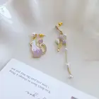 Earrings 2021 Color Lovely Temperament Not In Korea Alloy Take Care Of My Cat Earrings Ear Clip