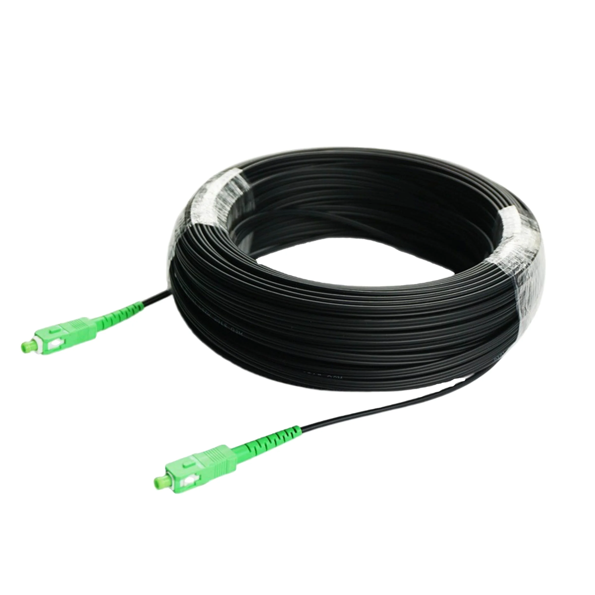2 Core SC to SC single mode 100 meters FTTH cables Fiber Optic jumper 
