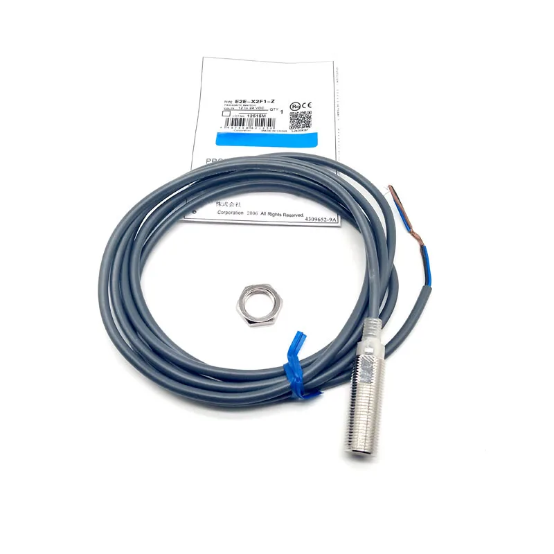 new original omron e2e x2f1 z inductive proximity sensor it realizes accurate metal detection with strong anti interference and stable performance compact and durable suitable for position sensing and automatic control in industrial automation-1