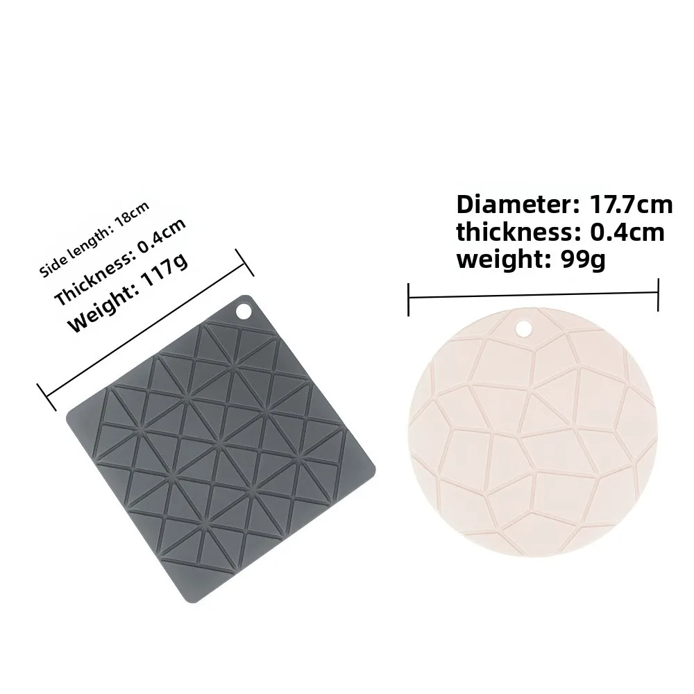 European Style High-Temperature Table Mat Modern Turtle Patterned Insulation Food Grade Silicone Coaster Thickened Pot Mat details