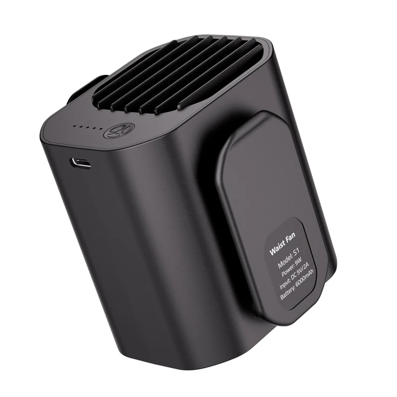 Portable Waist Clip Fan, 6000MAH, 3gear - detail 10