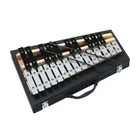 Ali Ali Baba Production 25-Key Silver Metallophone/Glockenspiel Percussion Musical Chinese Metallophone