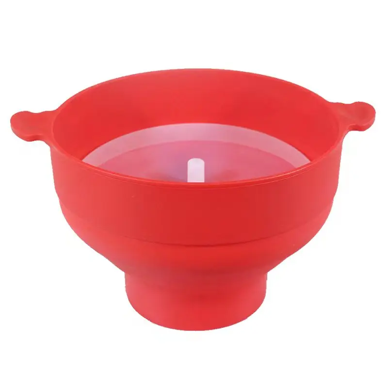 Kitchen Utensils Silicone Popcorn Bowl Large Capacity Portable Storage for Easy Cleaning manufacture