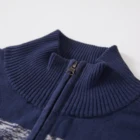 Hot Sell Thin Men's Casual Long-sleeved Turtle Pockets Zipper Breathable Cardigan For Men Sweater